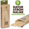 Goods+Gadgets Gläser-Set 100× Getränke-Röhrchen aus Weizen – Kompostierbar, Strohhalme, Strohhalme Bild 4