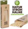 Goods+Gadgets Gläser-Set 100× Getränke-Röhrchen aus Weizen – Kompostierbar, Strohhalme, Strohhalme Bild 5