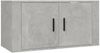 vidaXL 3-tlg. TV-Schrank-Set Betongrau Holzwerkstoff 3188506 Bild 4