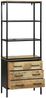 vidaXL Highboard Braun 70 x 35 x 180 cm Massivholz Mango 3310126 Bild 3