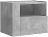 vidaXL Wand-Nachttisch Betongrau 45x30x35 cm 848317 Bild 2