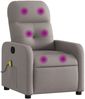 vidaXL Massagesessel Taupe Stoff 374213 Bild 2
