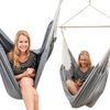 XL Hängesessel Relaxsessel 185x130cm bis 150kg in Grau Bild 5