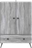 vidaXL Sideboard Graues Sonoma 66 x 34,5 x 95 cm Holzwerkstoff 895591 Bild 3