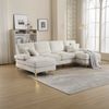 2-Sitzer Sofa, kein Aufbau, 1 Kissen, Seitentaschen, Gelb Bild 2