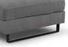 Ecksofa (B/H/T: 276x91x183 cm) in Grau Bild 5