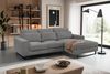 Ecksofa (B/H/T: 276x91x183 cm) in Grau Bild 4
