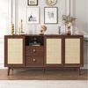 SOFTWEARY Sideboard Breite 155 cm, Küchenbuffet, Küchenschrank, Mehrzweckschrank Bild 1