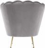 Edler Designerstuhl – Samt & Goldgestell für Luxus & Komfort Bild 4