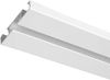 Vorhangschiene "weiß" aus Aluminium, alle Längen bis 480cm möglich, Flache Gardinenschiene ( 7mm ), "1- / 2-/ 3- /4-läufig" inkl. Vorhanggleiter Bild 5