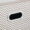 mDesign Wäschekorb Wäschetruhe Wäschebox Deckel und Griffe Taupe Natur Bild 4