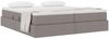 vidaXL Aufbewahrungsbett mit Matratze Taupe 180 x 200 cm Polyester 3370352 Bild 3