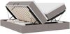 vidaXL Aufbewahrungsbett mit Matratze Taupe 180 x 200 cm Polyester 3370352 Bild 2