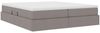 vidaXL Aufbewahrungsbett mit Matratze Taupe 180 x 200 cm Polyester 3370352 Bild 5