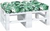 vidaXL Palettenkissen Grün 120x80x12 cm Stoff 360525 Bild 3