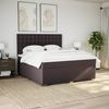 vidaXL Boxspringbett mit Matratze Dunkelbraun 180x200 cm Stoff 3292884 Bild 4