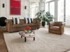 Vente-unique - CHESTERFIELD Sofa and armchair set StoffStoff Braun - B 78 cm88 cm x H 72 cm x L 205 cm82 cm Bild 1