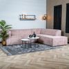 Bronx71 Ecksofa Memphis Chenille rosa rechts Bild 2