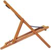 vidaXL Strandstühle 2 Stk. Klappbar Blau Stoff 3214492 Bild 5