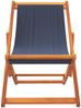 vidaXL Strandstühle 2 Stk. Klappbar Blau Stoff 3214492 Bild 4