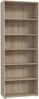 Regal >Tembi< in Sonoma Eiche - 73,7x197,5x34,8cm (BxHxT) Bild 3