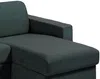 Vente-unique - CALITO Sofa Stoff Grün - B 223 cm152 cm x H 93 cm x L 298 cm Bild 5