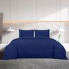 vidaXL Bettwäsche-Set Marineblau 240x220 cm Baumwolle 136144 Bild 3