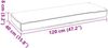 vidaXL Kissen Grau 120 x 40 x 8 cm Oxford-Stoff 42001639 Bild 5