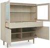 Highboard Enimeta Eiche Whitewash 146 cm - 4 Türen, 2 Schubladen, LED & Soft-Close Bild 5