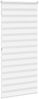 vidaXL Doppelrollo Weiß 110x200 cm Stoffbreite 105,9 cm Polyester 4014783 Bild 4