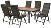 MERXX Garten-Essgruppe »Thasos«, (Set, 13-tlg), folierte Armlehnen und Tischplatte in Holzoptik Bild 4