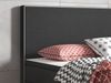 Boxspringbett King Size 140x200 cm Webstoff Anthrazit Bild 2