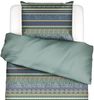 Essenza Bettwäsche Lita Surf Green Flanell 155 x 220 + 80 x 80 cm Bild 2