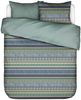 Essenza Bettwäsche Lita Surf Green Flanell 155 x 220 + 80 x 80 cm Bild 4