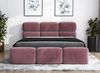 Polsterbett MAROKO 140x200 ohne Matratze mit Bettkasten und Lattenrost. Farbe: Flamingo 14 Bild 2
