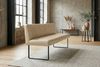 KAWOLA Esszimmerbank ELEEN Leder beige 223cm 85 x 69 x 223 cm Bild 5