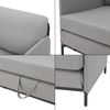 Schlafsofa Soini mit Liegefunktion Hellgrau [en. casa] Bild 5