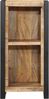 vidaXL Nachttisch mit Regal Braun 40 x 30 x 80 cm Massivholz Mango 4013599 Bild 3