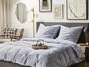 Bettwäsche-Set Blumenmuster MORNINGSIDE 135x200 cm Baumwoll-Satin Grau Bild 3