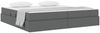 vidaXL Aufbewahrungsbett mit Matratze Dunkelgrau 200 x 200 cm 3399683 Bild 3