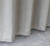 M&W DAS DESIGN Duschvorhang Shower curtains Anti schimmel Waschbar Mit gewicht Schwer Leinen grau Breite 180 cm Bild 4