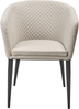 Gartenstuhl 2er Set CURGOS Stoff Beige Bild 5