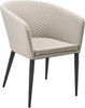 Gartenstuhl 2er Set CURGOS Stoff Beige Bild 4