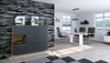 Vladon Highboard Milano (Highboard mit 6 Türen Anthrazit matt, 4 Schubladen Anthrazit matt, Made in Germany), Korpus Eiche Evoke (152,5 x 118 x 37 cm) Bild 2