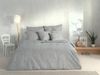 Zo! Home Cotton Bettwäsche 200x200 Paisley di Lino Dove grey silber grau meliert Bild 2