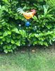 Solar Wetterhahn bunt mit Dekokugel leuchtend Windspiel Beetstecker Gartendeko Bild 2