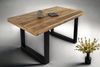 Esstisch Mango Massiv naturfarben 140 x 80 cm U-Gestell schwarz RIO 134878238 Bild 3