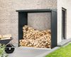 Hörmann Ecostar Metall Kaminholzregal Trend Typ 2, anthrazit, 181 x 103 x 198 cm (T x B x H) Bild 2