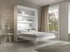 Vente-unique - RAPILI Bett Holz, Platte Weiß - B 50 cm239,2 cm x H 225,2 cm x L 179 cm Bild 2