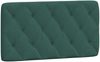 vidaXL Bett mit Matratze Dunkelgrün 100x200 cm Samt 3208643 Bild 5